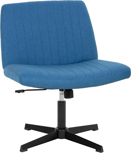 Vista 13 de PayLessHere Silla cruzada con ruedas Rosa Silla de escritorio sin brazos