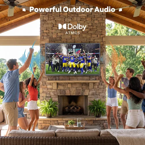 Vista 7 de SYLVOX Televisor exterior de 43", 4K HDR 10, Dolby Atmos, interfaz