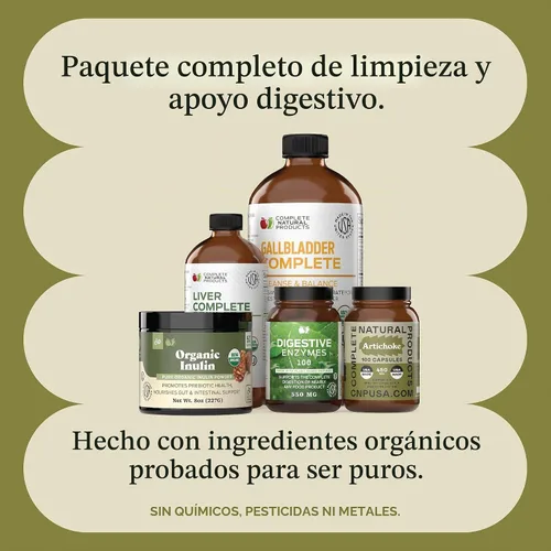 Vista 6 de Paquete de digestión y salud intestinal: limpieza completa de desintoxicación y equilibrio digestivo