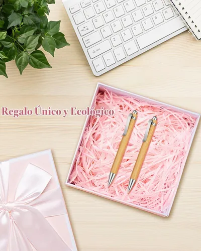 Vista 3 de 200 Uds bolígrafos de bambú a granel de madera de bambú de grabado bolígrafo de madera bolígrafo de regalo personalizable a granel