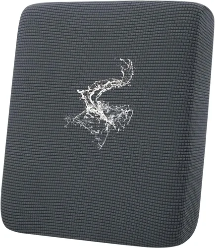 Vista 58 de Fundas impermeables para sofá seccional, fundas de cojín antideslizantes para sofá Ajuste seccional en forma de L, tela jacquard elástica, parte