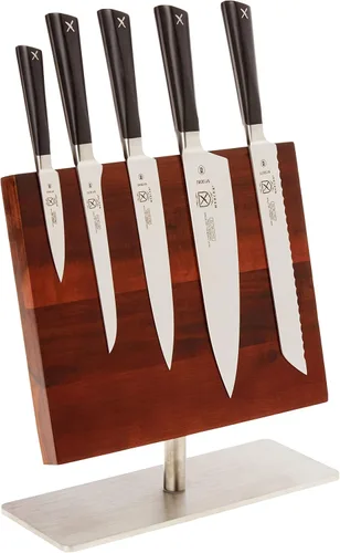 Vista 7 de Mercer Culinary Züm - Juego de bloques forjados de 6 piezas, madera de haya y vidrio