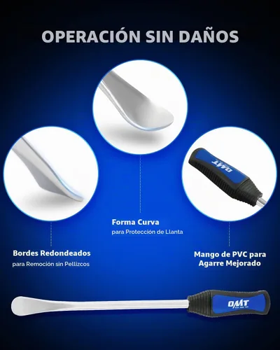 Vista 5 de Orion Motor Tech Kit de cuchara para neumáticos, 20 piezas de herramienta de cambio de neumáticos para motocicleta, motocross, césped, tractor