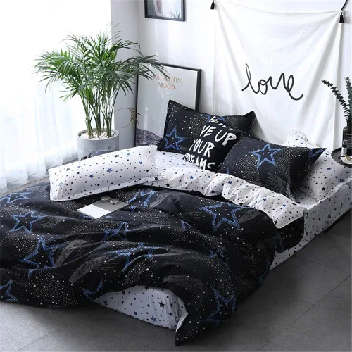Vista 2 de Juego de funda de edredón para niños, tamaño individual, juego de ropa de cama de 3 piezas (1 funda de edredón y 2 fundas de almohada) para niños