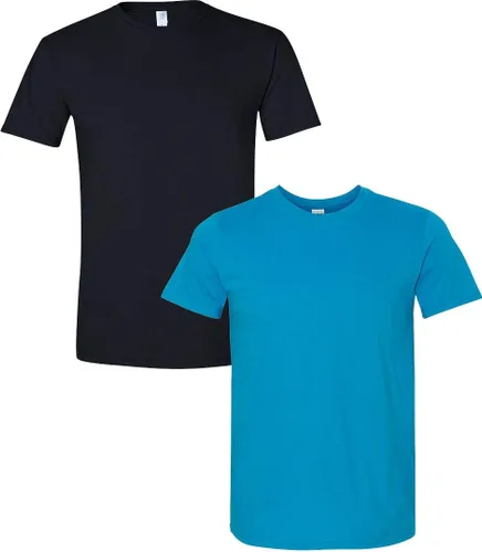 Vista 255 de Gildan Camiseta G500 para hombre Ceniza/baya