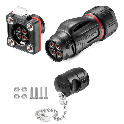 Vista 14 de CNLINKO BD-20 Industrial Impermeable IP68 Conector Circular Lado del dispositivo, Enchufe rápido, Enchufe de aviación de metal, carcasa