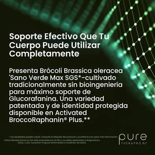 Vista 6 de Pure Therapro Rx OncoProtect ES Dosis Alta de Sulforafano Suplemento, Hecho en EE. UU. Suministro para 2 Meses 706 mg de Extracto de Semilla