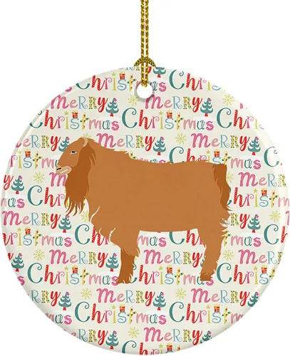 Vista 147 de Caroline's Treasures Adorno de cerámica de avestruz común para árbol de Navidad, decoración colgante para el hogar, Navidad, vacaciones, fiesta