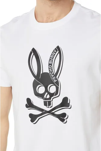 Vista 3 de Psycho Bunny Serge Graphic Tee Blanco LG (US Hombre 6), Blanco