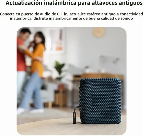 Vista 8 de Receptor transmisor de audio Bluetooth 5.4 con baja latencia, adaptador AUX Bluetooth de coche de 0.1 in con micrófono integrado para llamadas manos