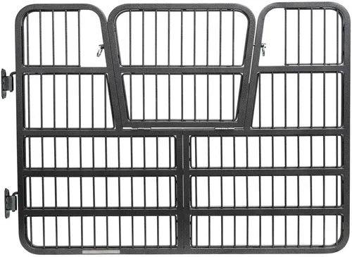 Vista 8 de EASY-UP Titan Horse - Puertas para caballo, construcción de acero resistente, acabado resistente al óxido, ideal para granero, granja y uso Armadura