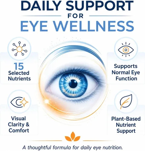 Vista 5 de Neurobella Fórmula Avanzada 15 en 1 para Ojos Apoyo Nutricional, 60 Cápsulas Contiene carotenoides (luteína, zeaxantina, etc. ), extracto