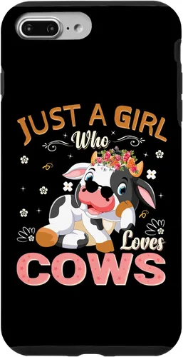 Vista 12 de Just A Girl Who Loves Cows Case for iPhone 16