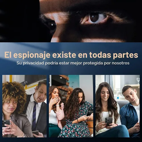 Vista 6 de Fotbor [Paquete de 3+3] Protector de pantalla de privacidad para iPhone 13 Pro Max con protector de lente de cámara, cobertura completa privada