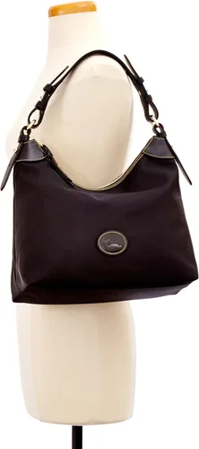 Vista 3 de Dooney & Bourke Bolso de hombro grande Erica Hobo Nylon Rosa Claro