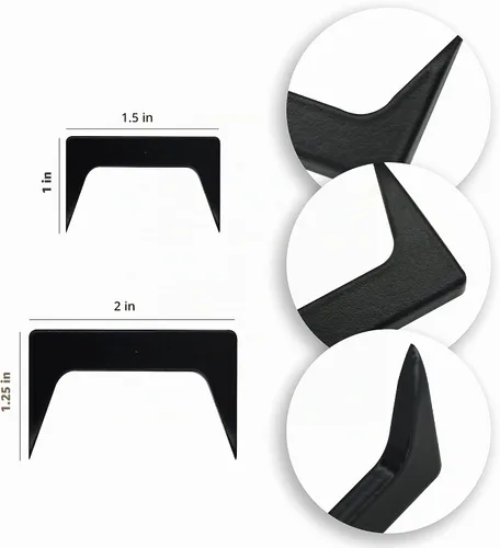 Vista 5 de Abrazaderas de madera de 1.5 pulgadas, patas cónicas para carpintería para perros, patas cónicas para carpintería, panel pegado, taburete de mesa
