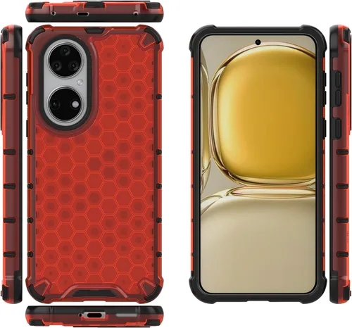Vista 58 de Pzwoxukhov Funda compatible con Huawei Nova 3i, compatible con Huawei P Smart+ 2018 Honeycomb Anti-Drop Shock-Absorbing Case Negro