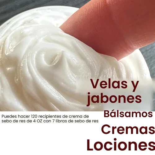 Vista 7 de Sebo de res de 30 onzas - Grasa de res procesada estable en almacén Beef fat for high heat cooking, frying, searing, roasting, baking, meal prep