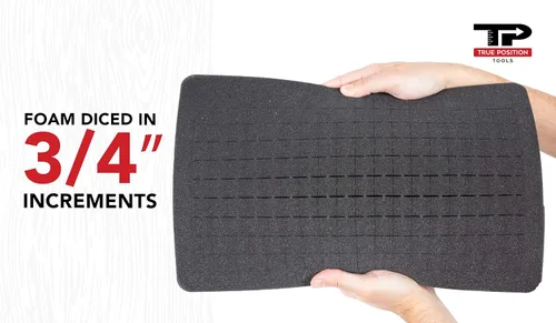 Vista 6 de True Position Tools - Funda de transporte dura universal con espuma de Kaizen Pick and Pluck Premium – Protege electrónicos, herramientas, cámaras