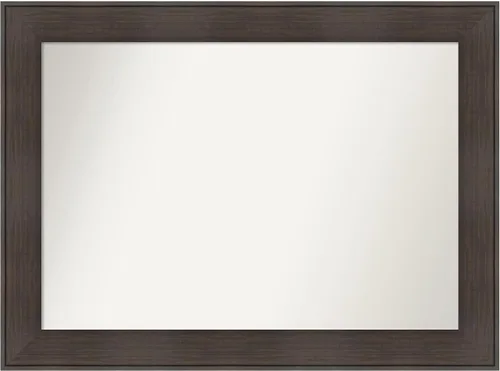Vista 34 de Amanti Art Espejo personalizado, espejo de baño de veta de madera rústica William, espejo de pared o espejo de tocador de baño sobre el fregadero