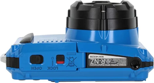 Vista 3 de KODAK PIXPRO WPZ2 - Cámara digital para vlogging con WiFi, resistente al agua, a prueba de golpes, a prueba de polvo, 16 MP (azul) con tarjeta