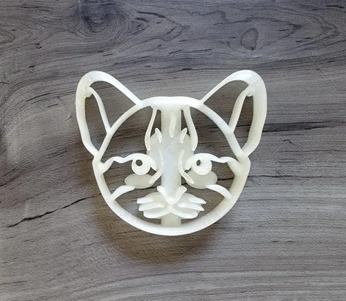 Vista 4 de Cortador de galletas de gato abisinio, 3 pulgadas, forma de cara