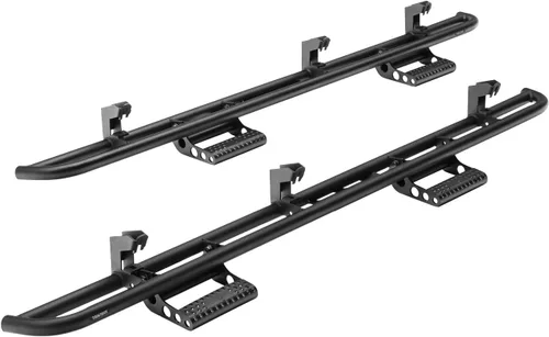 Vista 8 de RealTruck EpYx Steps para RAM Longitud de la Cabina, Acero, Negro Texturizado EXD19CC-TX Compatible con RAM 1500 2019-2024
