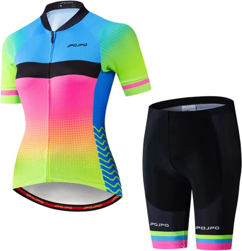 Vista 30 de Mujeres Ciclismo Jersey Conjunto Verano Ciclismo Ropa MTB Jersey Set Secado Rápido Transpirable Verano Bicicletas Uniformes 1