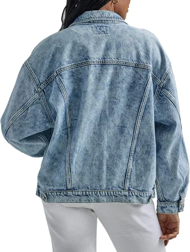 Vista 2 de Wrangler Chaqueta vaquera de corte relajado para mujer