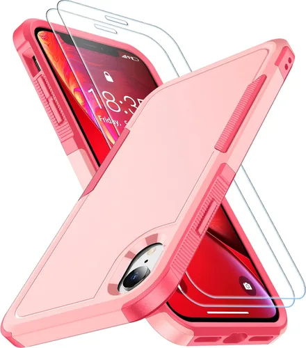 Vista 12 de SPIDERCASE Funda para iPhone XR, [Protección contra Caídas de Grado Militar de 10 Pies] [Antideslizante]