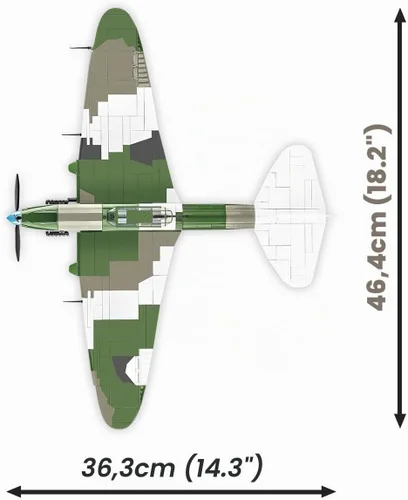 Vista 4 de COBI Colección Histórica Segunda Guerra Mundial IL-2 (1943) Avión
