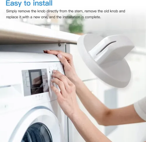 Vista 7 de WE03X25285 Secadora Perilla de Control Principal Secadora Temporizador Perilla Secadora Compatible con General Electric & Hotpoint Dryer Modelos