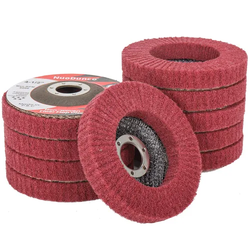 Vista 9 de Paquete de 10 discos de solapa de 600 granos para amoladora angular de 4 1/2 pulgadas, accesorio de amoladora angular, rueda de pulido de acero