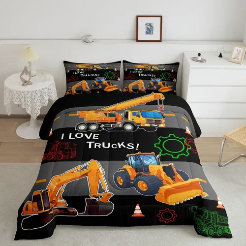 Vista 36 de Feelyou Juego de ropa de cama de sirena suave para niños y niñas, juego de edredón de escamas de peces oceánicos, tamaño individual, edredón