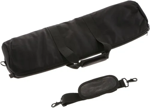 Vista 7 de pistro Bolsa de transporte acolchada para trípode fotográfico de 24 pulgadas con correa ajustable, funda resistente para soportes de luz, soportes