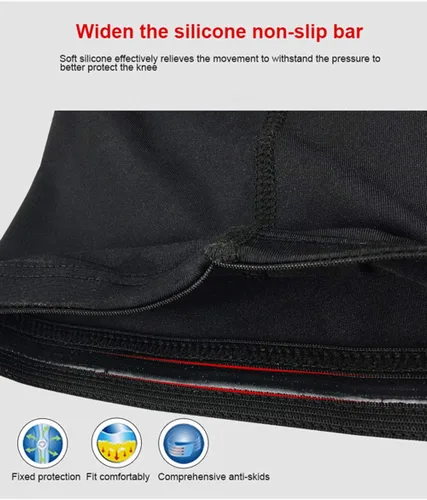 Vista 3 de PISIQI Rodilleras de compresión para baloncesto, voleibol, rodilleras de compresión para piernas de fútbol para adultos, rodillera de apoyo