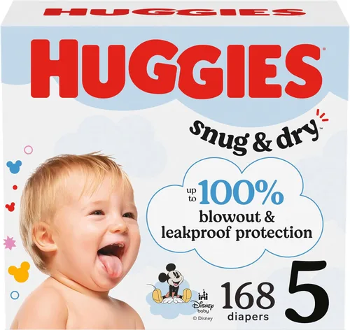 Vista 45 de Pañales Huggies Snug & Dry para bebé