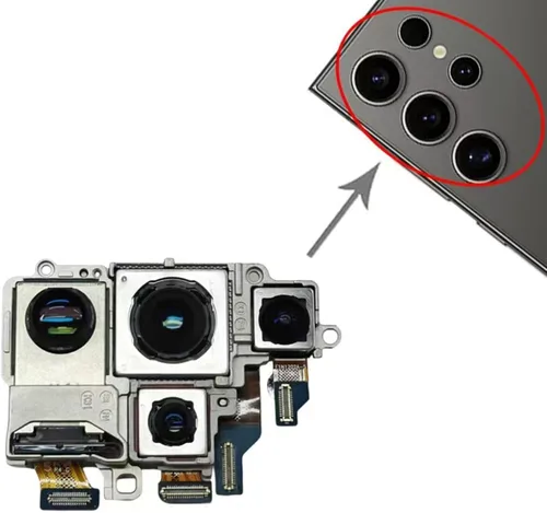 Vista 4 de Reemplazo de la cámara trasera principal del OEM para Samsung Módulo de cámara trasera principal con herramientas de reparación, repuesto para S24