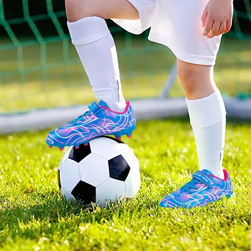 Vista 6 de Zapatos de fútbol FGAG para niños y niñas