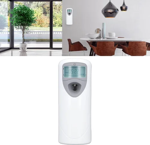 Vista 4 de Dispensador automático de ambientador en aerosol, dispensador de fragancia ABS de montaje en pared, mini dispensador de perfume en aerosol