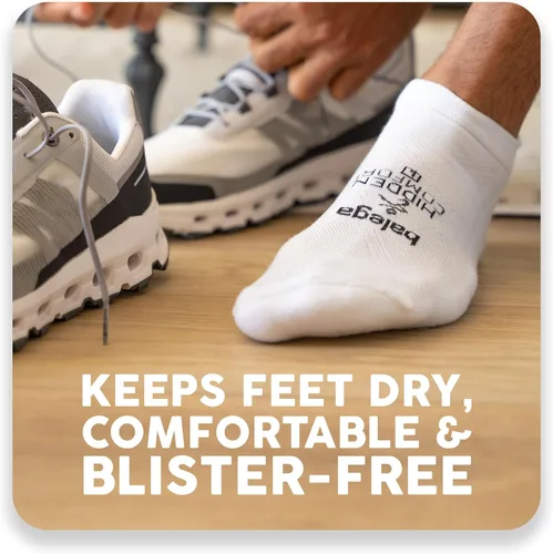 Vista 4 de Balega Hidden Comfort - Calcetines deportivos para correr, unisex, invisibles, de rendimiento (1 par)