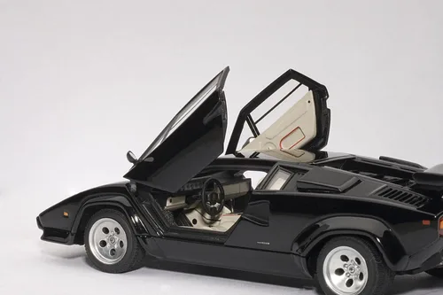 Vista 5 de Lamborghini Countach 5000S (Negro) (Modelo fundido a presión)