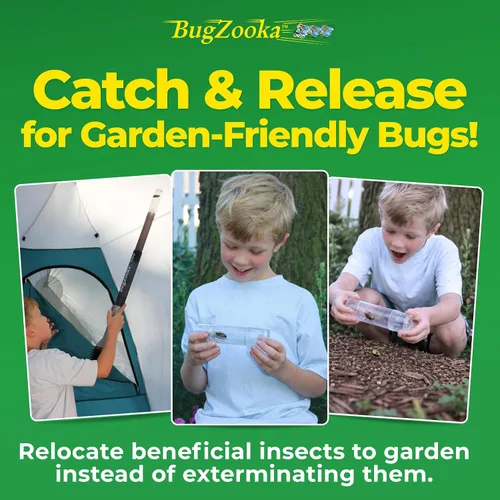 Vista 7 de Trimax - BugZooka - Aspiradora de insectos para adultos - Sin baterías ni productos químicos tóxicos, aspiradora segura de insectos con boquilla