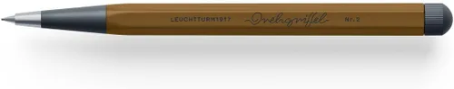 Vista 11 de LEUCHTTURM1917 - Lápiz mecánico Drehgriffel - Lápiz de escritura recargable con plomo de grafito HB de 0.7 mm (albaricoque)