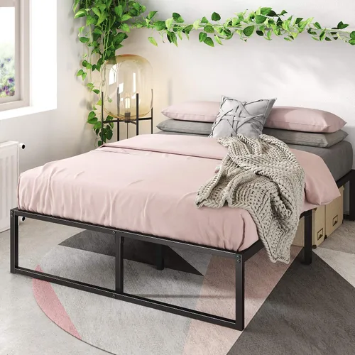 Vista 12 de Zinus Plataforma de cama/Base de colchón de 12 pulgadas, no necesita sommier/soporte de rejilla de metal, cama doble