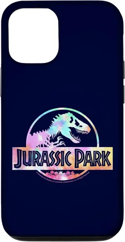Vista 26 de Funda con logotipo para iPhone 16 Jurassic Park Tie Dye Fill