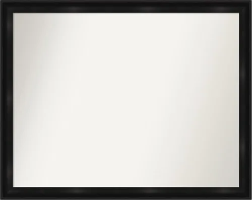 Vista 344 de Amanti Art Espejo personalizado, gran espejo de baño estrecho, espejo de pared o espejo de tocador de baño sobre el fregadero (24 x 24 pulgadas)