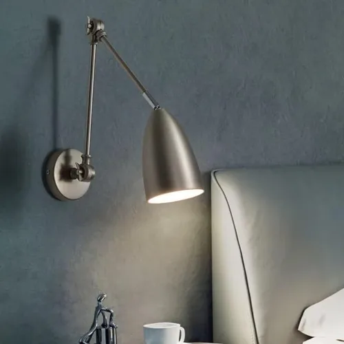 Vista 4 de Apliques de pared modernos, lámparas LED para interior, luminarias ajustables para decoración del hogar, luz nocturna para dormitorio, lámparas