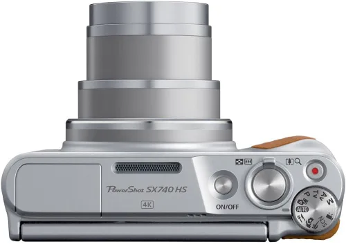 Vista 6 de Canon PowerShot SX740 HS 20.3MP 40x Zoom óptico con grabación de video 4K (plateado) 2956C001 Bundle con tarjeta MicroSD de 64 GB Western Digital