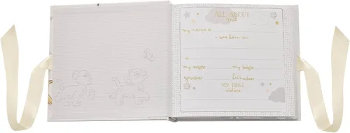Vista 3 de Happy Homewares Lion King Life is an Adventure Baby Photo Album con cinta marfil - 50 fotos - Perfecto para la familia con bebé recién nacido - Con